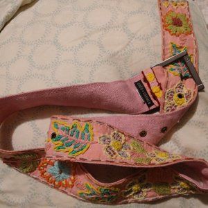 Coco + Carmen Embroidered Floral Belt